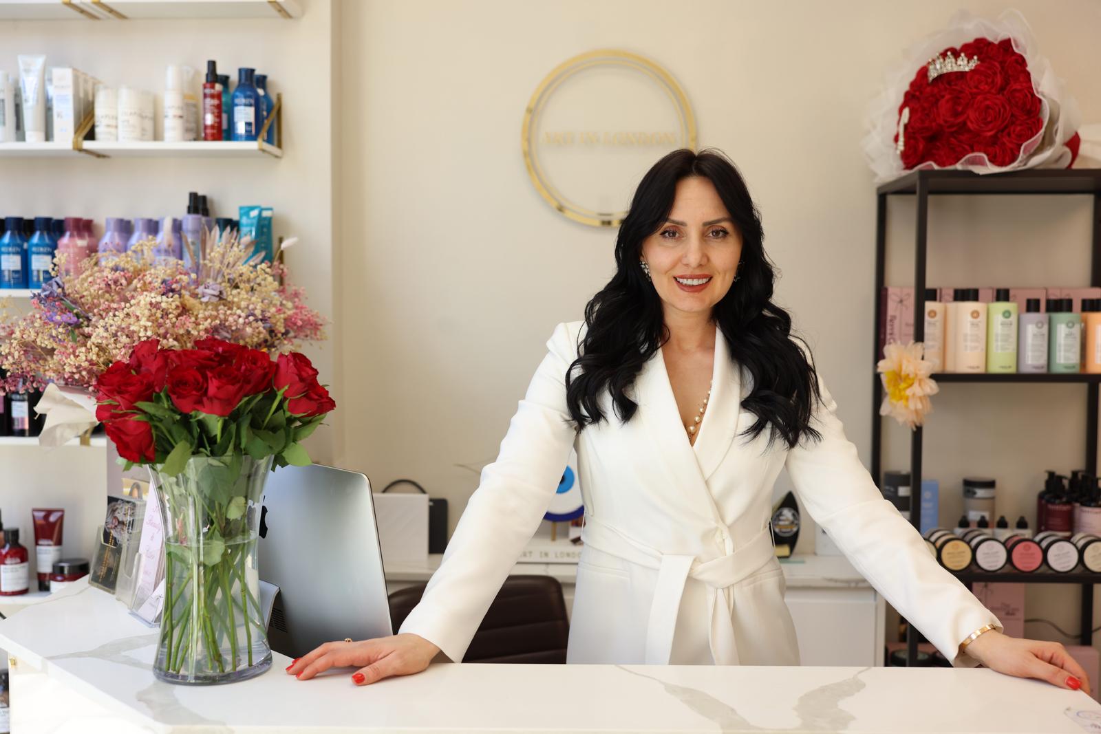 Artina Selimaj, founder and educator at Art In London Hair Academy